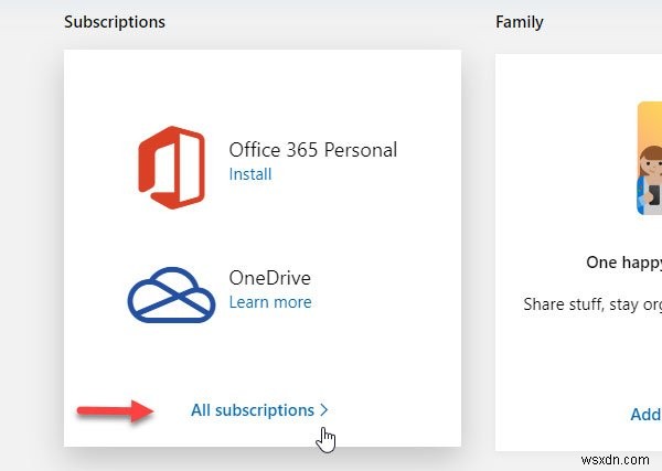 Office 365 구독을 취소하거나 자동 갱신을 중지하는 방법 