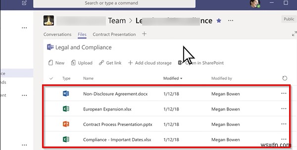 업로드된 파일을 사용하여 Microsoft Teams 탭을 만드는 방법