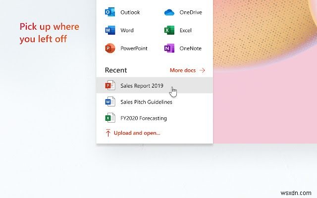 Chrome용 Microsoft Office Online으로 열기를 사용하면 Office 파일을 볼 수 있습니다. 