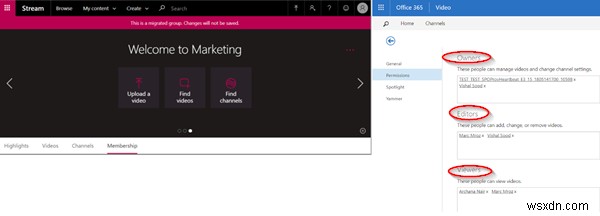 Office 365 비디오에서 Microsoft Streams로 마이그레이션하는 방법 