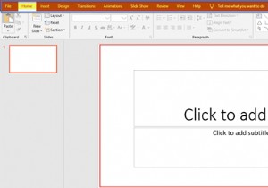 초보자를 위한 Microsoft PowerPoint 자습서