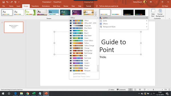 초보자를 위한 Microsoft PowerPoint 자습서