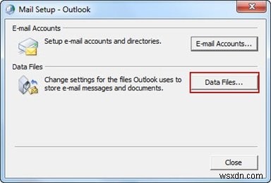 오류 0x8004010F, Outlook 데이터 파일에 액세스할 수 없습니다.