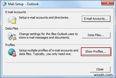 오류 0x8004010F, Outlook 데이터 파일에 액세스할 수 없습니다.