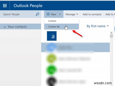 Outlook People 웹 앱을 사용하여 연락처를 관리하기 위한 팁 