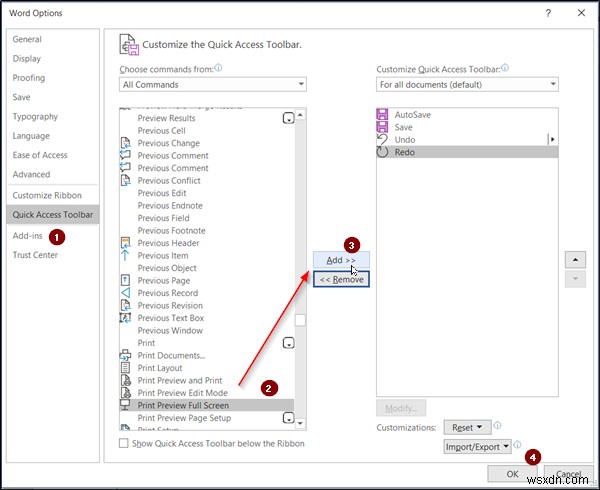 Microsoft Word용 인쇄 미리 보기에서 텍스트 편집을 활성화하는 방법 