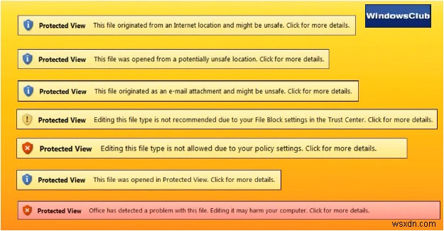 Microsoft Office의 제한된 보기 및 보안 센터란? 