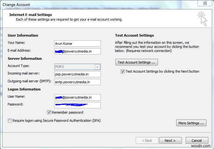 개인 호스팅 이메일에 대해 Microsoft Outlook을 설정하는 방법 