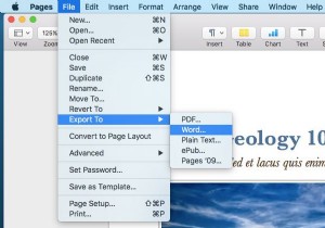 Windows PC의 Word에서 Apple Mac Pages 파일 변환 및 열기 