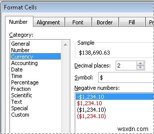 Excel에서 숫자를 통화로 표시하거나 서식을 지정하는 방법 