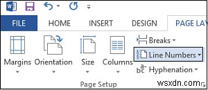 Microsoft Word 문서에 줄 번호를 추가하는 방법 