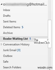 Outlook에서 Boxbe 대기 목록을 제거하는 방법