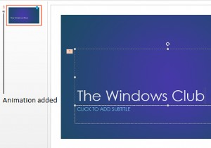 Microsoft PowerPoint 애니메이션에 음향 효과를 추가하는 방법