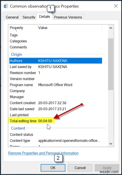 Microsoft Word 문서에 소요된 총 편집 시간을 추적하는 방법