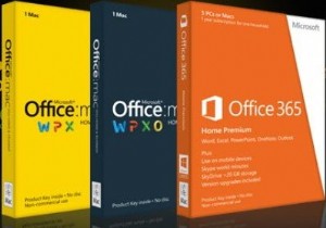 Mac용 Microsoft Office와 Windows용 Office 365, 무엇이 다를까?