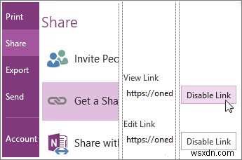 OneDrive에서 전자 필기장에 대한 권한을 변경하는 방법