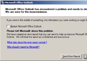 Microsoft Outlook  문제가 발생하여 종료해야 합니다  오류 해결 방법