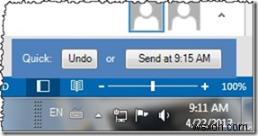 메일 예약, Outlook용 Mañana Mail 추가 기능으로 Mai 보내기 취소 또는 실행 취소 