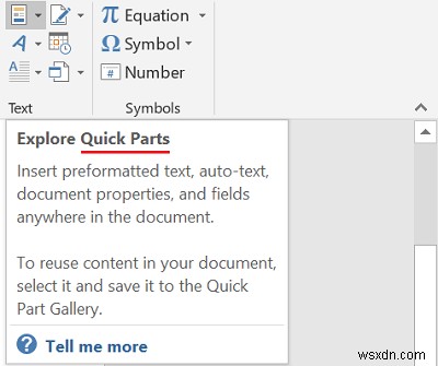 빠른 파트를 사용하여 Microsoft Word에서 Outlook으로 텍스트를 붙여넣는 방법 