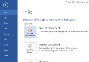 Microsoft Office 문서를 암호로 보호하는 방법 