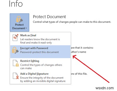 Microsoft Office 문서를 암호로 보호하는 방법 