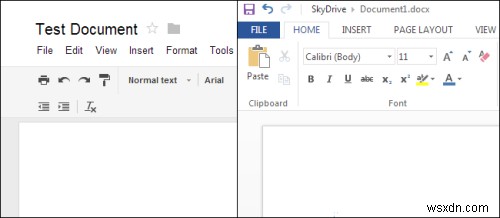 Google 문서도구와 Microsoft Word Online:어느 것이 더 낫습니까?