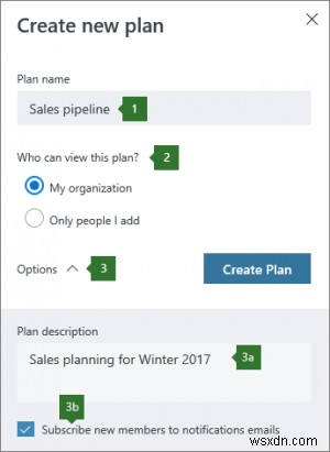 Microsoft Planner에서 계획을 만들고 작업을 추가하는 방법 