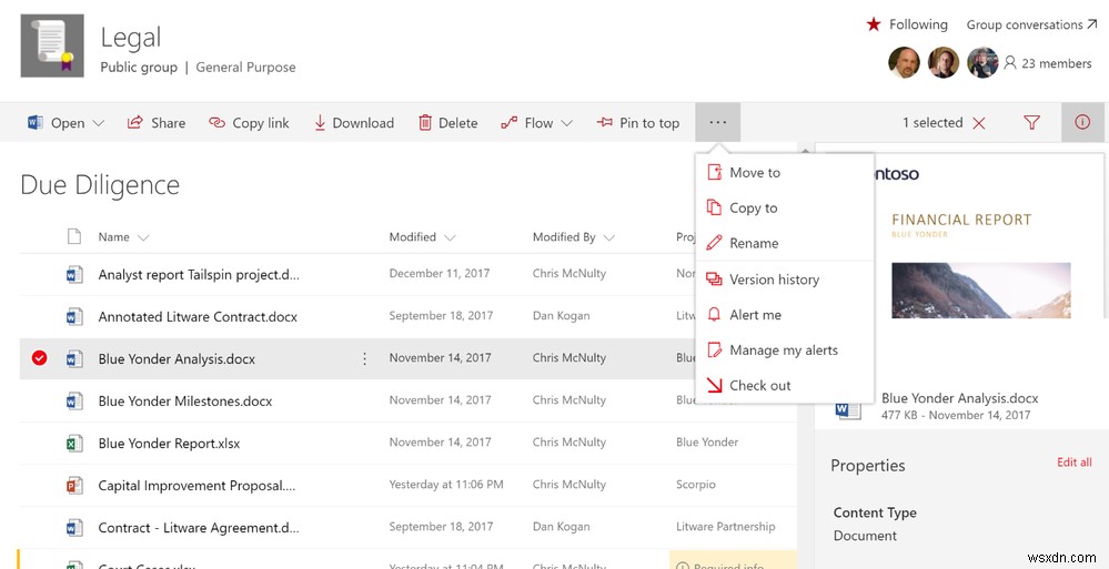 Office 365, SharePoint 및 OneDrive 간에 파일을 이동하는 방법 