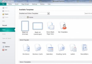 Microsoft Publisher로 인사말 카드 디자인하는 방법