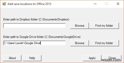 Google Drive 및 Dropbox를 Microsoft Office의 저장 위치로 추가