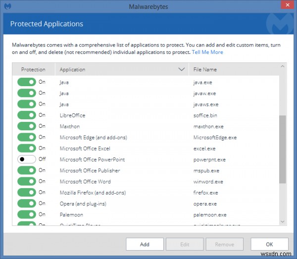 Malwarebytes 사용 시 Office 365 오류 메시지 0x8004FC12