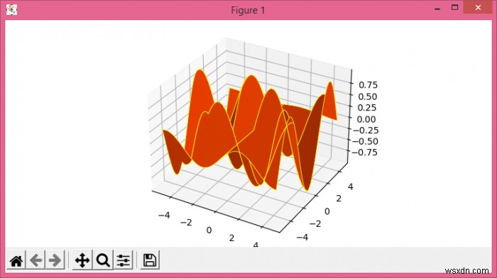 Python Matplotlib 표면 플롯에 색상을 변경하고 그리드 선을 추가하는 방법은 무엇입니까? 