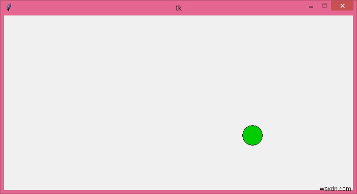 Tkinter Canvas에서 공 이동하기 