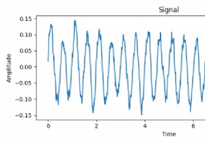 Python의 Matplotlib에서 신호를 플롯하는 방법은 무엇입니까? 