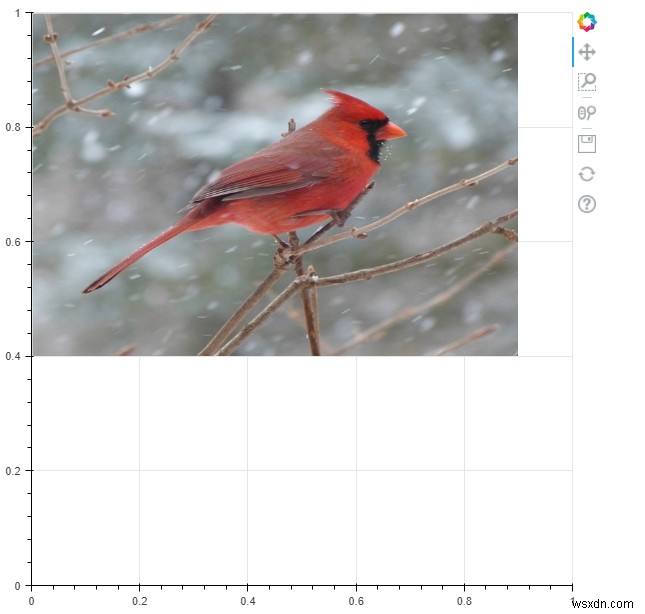 Bokeh(Python)에서 이미지로 작업하는 방법은 무엇입니까? 