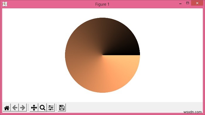 Python/Matplotlib를 사용하여 컬러맵을 기반으로 극 색상환을 플로팅합니다. 