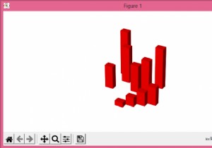 Matplotlib에서 축 없이 3D 막대 그리기 