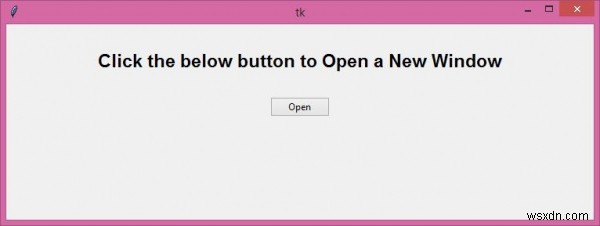 사용자가 tkinter GUI에서 버튼을 눌러 새 창을 여는 방법은 무엇입니까? 