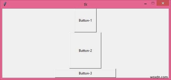 Python Tkinter에서 버튼 크기를 어떻게 변경합니까? 