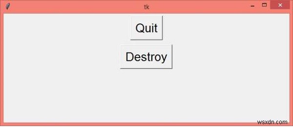 Tkinter(Python)에서 root.destroy()와 root.quit()의 차이점은 무엇입니까? 