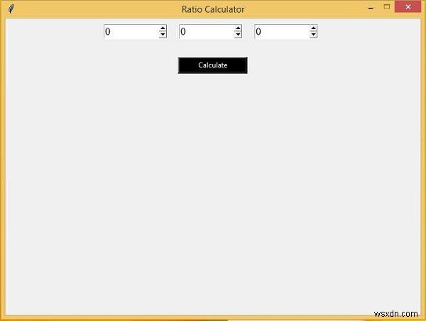 Tkinter를 사용한 비율 계산기 GUI 