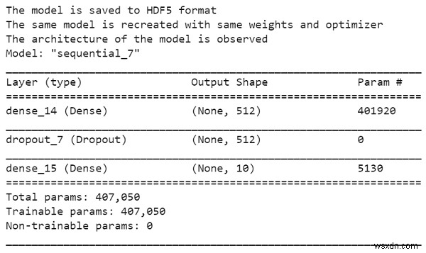 Python에서 hdf5 형식을 사용하여 모델을 저장하는 데 Keras를 어떻게 사용할 수 있습니까? 