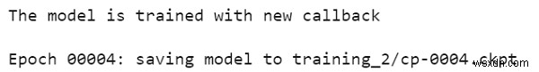 Python에서 새로운 콜백으로 모델을 훈련하는 데 Keras를 어떻게 사용할 수 있습니까? 