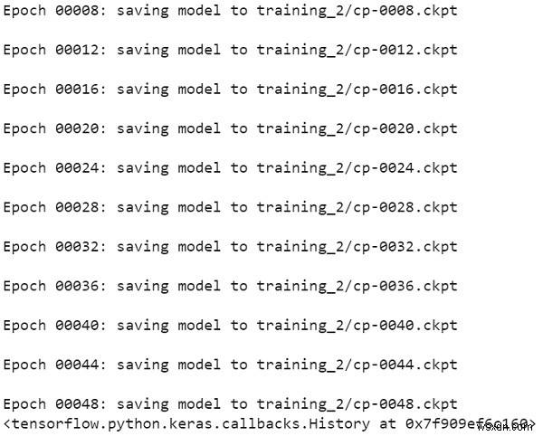 Python에서 새로운 콜백으로 모델을 훈련하는 데 Keras를 어떻게 사용할 수 있습니까? 