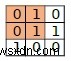 Python에서 부분행렬의 모서리 요소 패리티를 변경하여 행렬 A를 B로 변환할 수 있는지 확인 