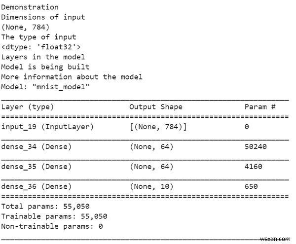 Keras 기능 API를 사용하여 Python을 사용하여 계층을 생성하는 방법에 대해 논의합니다. 