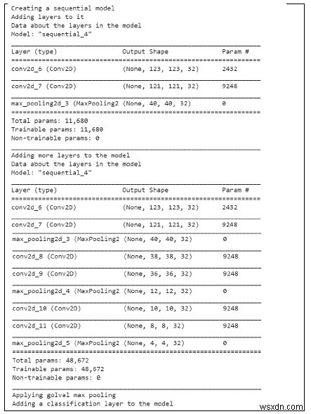 Python에서 Keras를 사용하여 모델을 생성하는 동안 일반적인 디버깅 워크플로는 무엇입니까? 