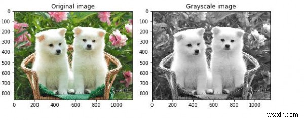 Python에서 RGB에서 회색조로 이미지를 변환하는 데 scikit-learn을 어떻게 사용할 수 있습니까? 