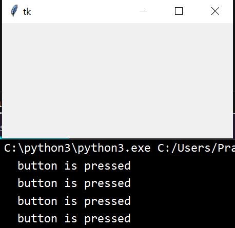 Python Tkinter의 바인딩 함수 