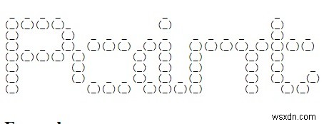 Python pyfiglet 모듈을 사용하는 ASCII 아트 